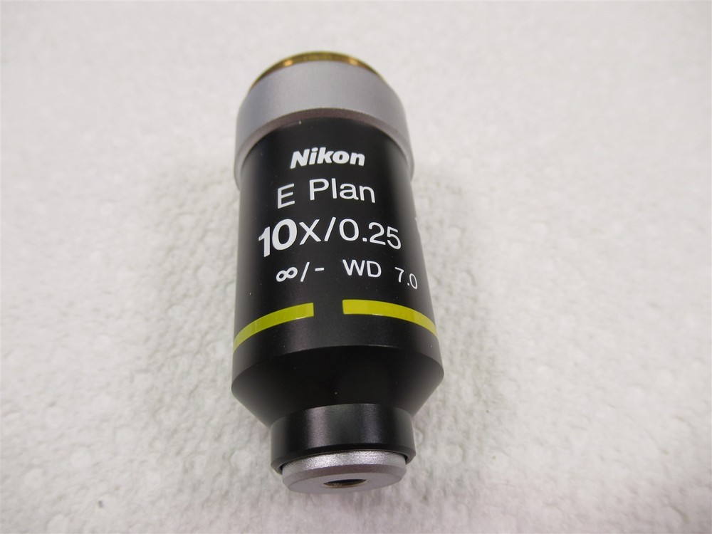 Nikon Eclipse E Plan 10x Microscope Objective Lens WD 7.0 0.25