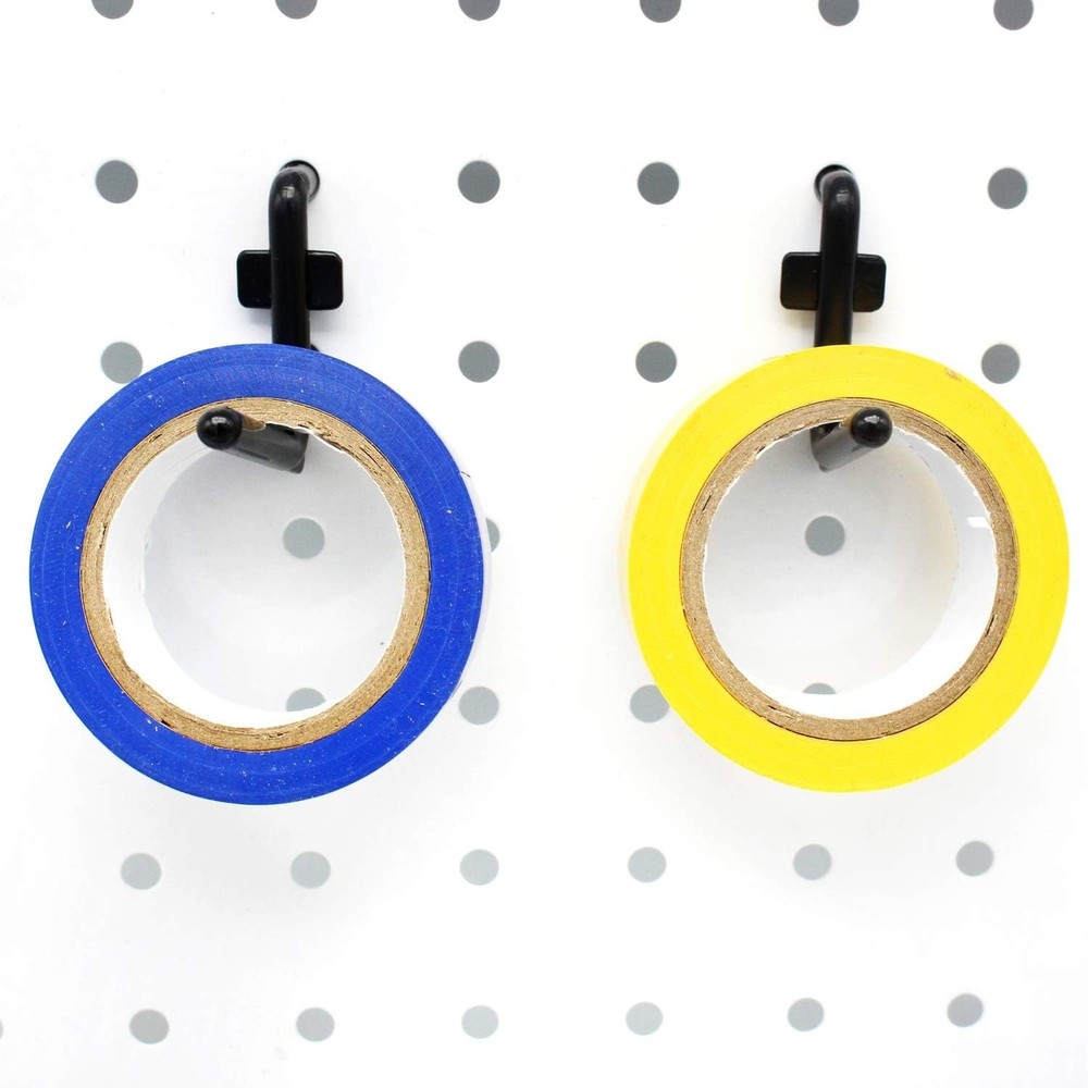 Space-Saving 100PK L-Style Pegboard Hooks - Easy Install, Weight Capacity 100kg