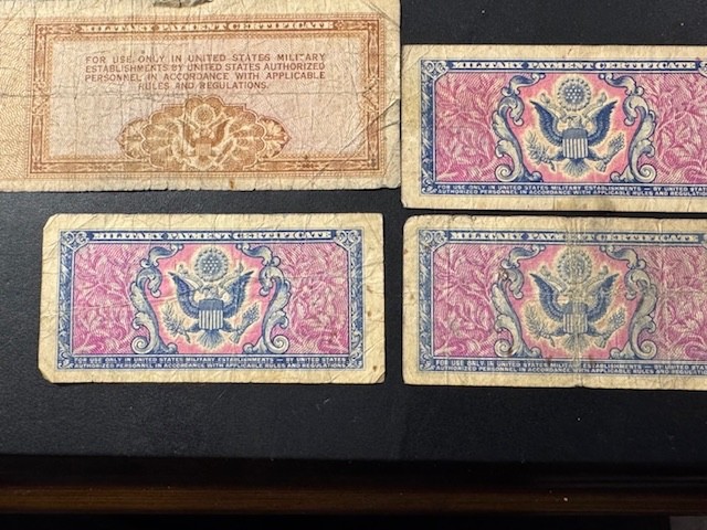 US Military Pay Certificates 1941