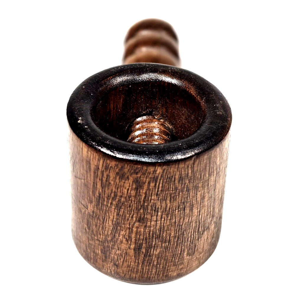 Vintage Handmade Wood Screw Tight Nutcracker