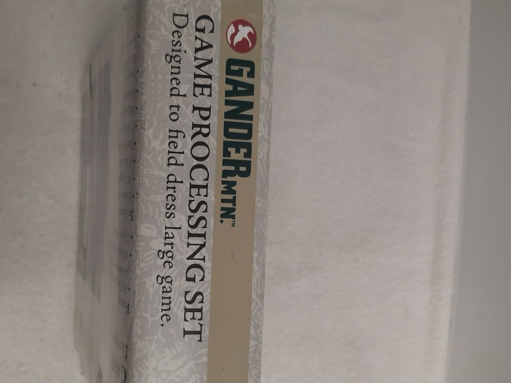 Gander Mountain 8 Piece Game Processing Set.