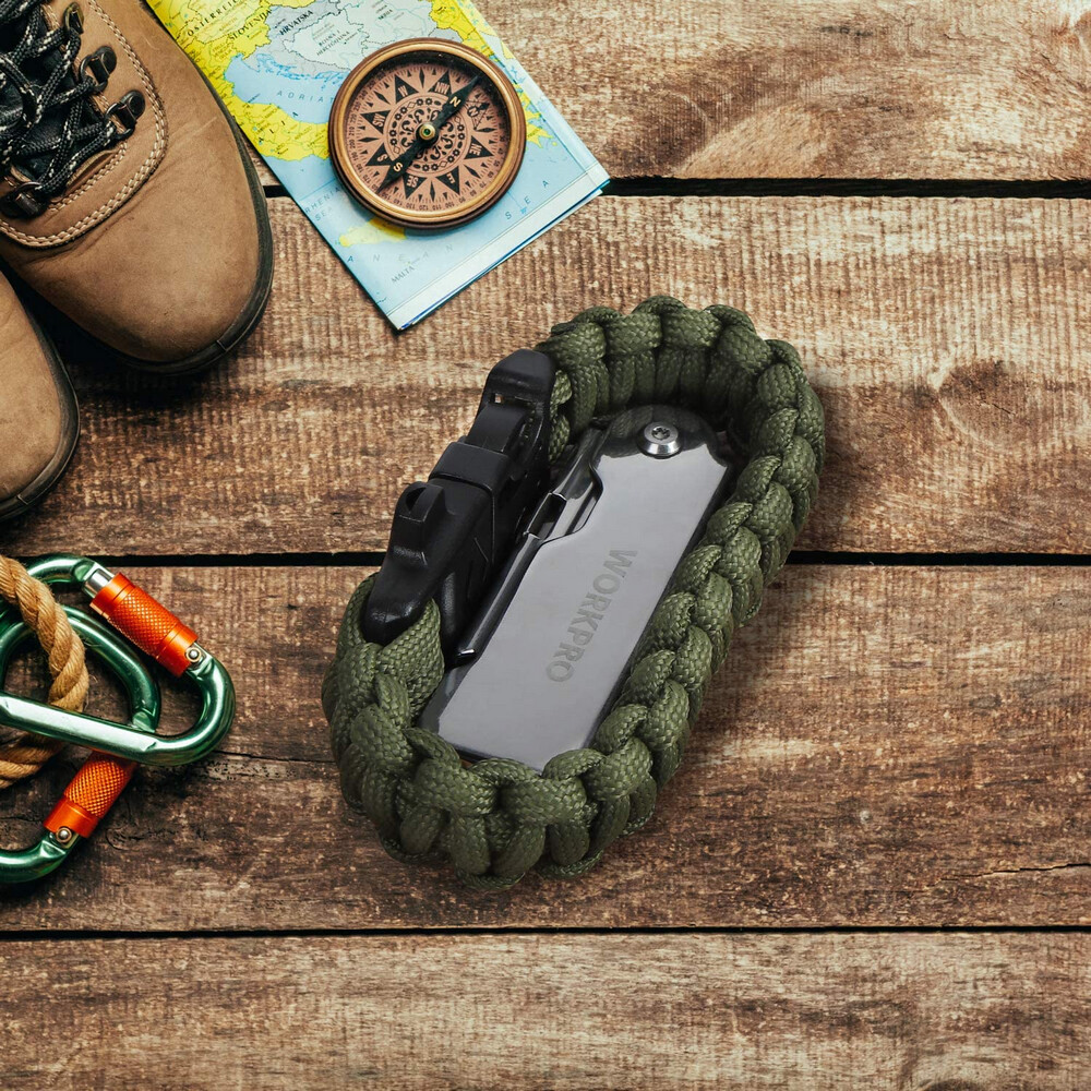 WORKPRO 6PC Compact Folding Utility Knife Lock Back Pocket QUICK CHANGE BLADE US