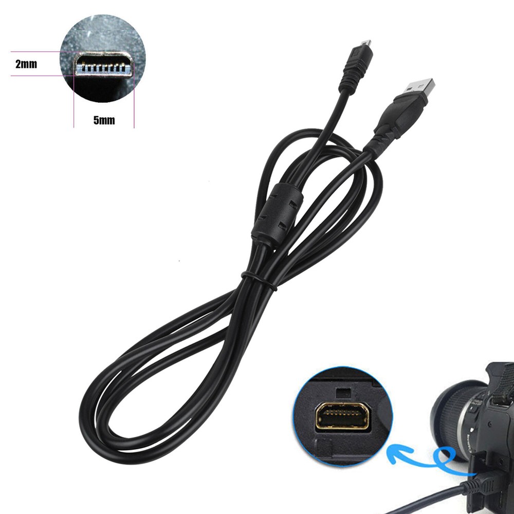 USB Data Sync Cable Cord For Panasonic Lumix Camera DMC-FS18 DMC-FS22 DMC-FS28