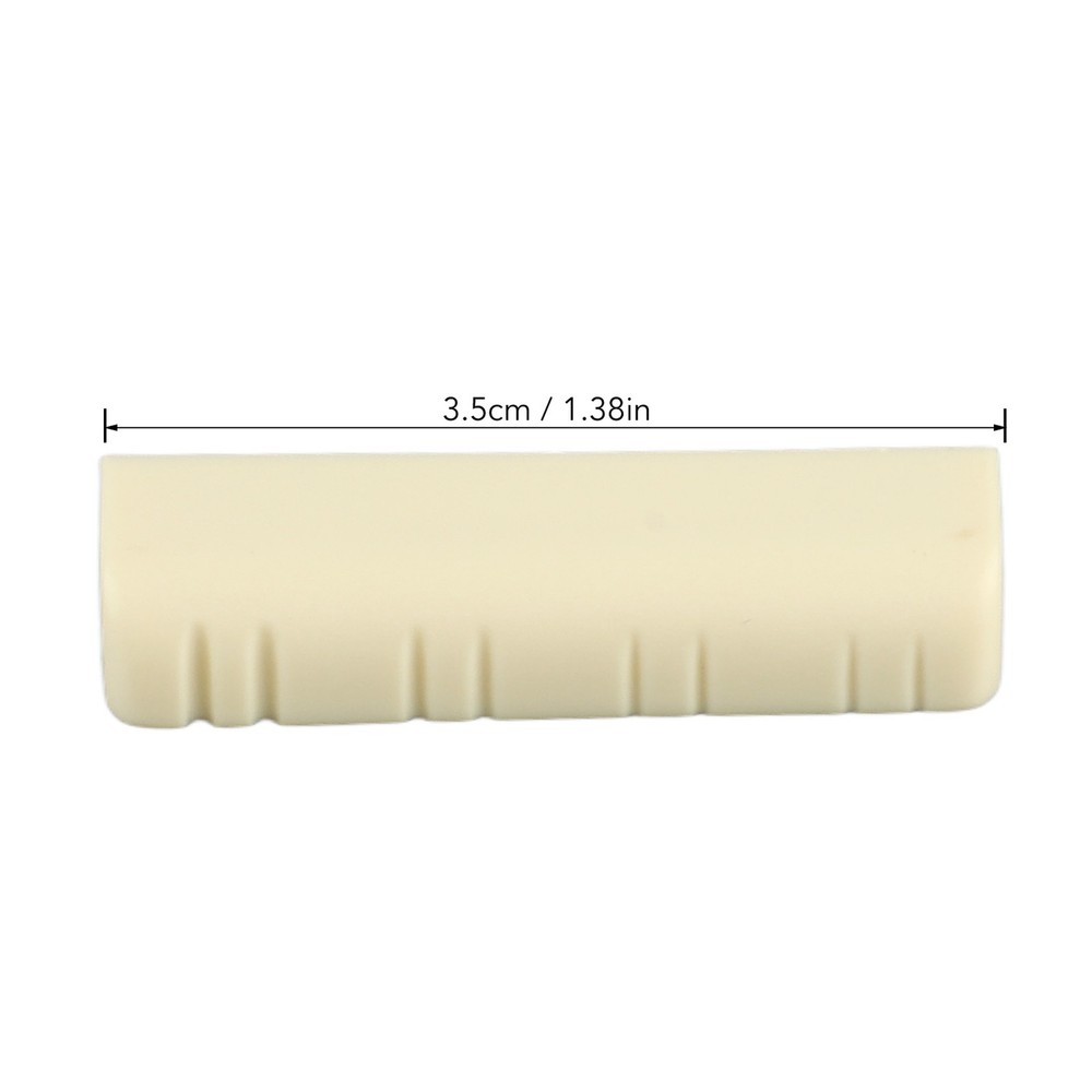 5x Mandolin Bridge Nut 8 String Plastic 3.5cm Universal Instrument Accessory NEW