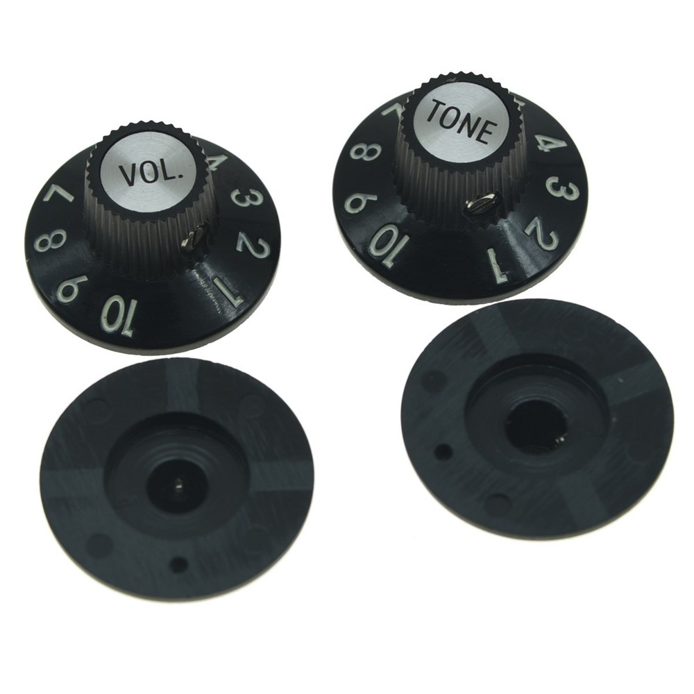 KAISH Skirted Witch Hat Knobs 2V2T for 72 Telecaster Custom/Amplifier/Jazzmaster
