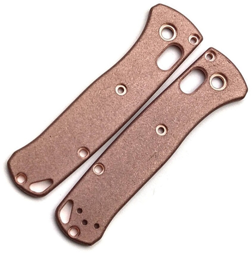 Flytanium Fits Benchmade Mini Bugout Stonewash Finish Copper Construction 676