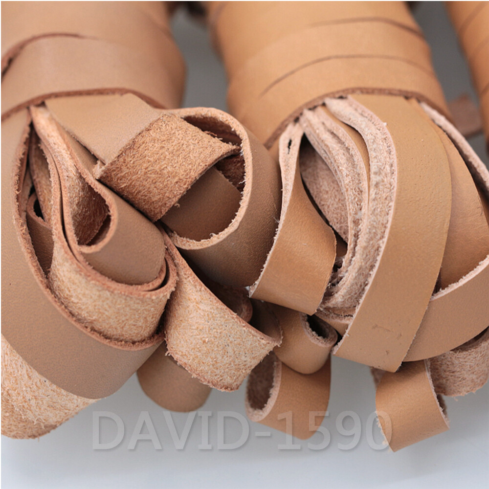 2mm-10mm Width Flat Cow Real Leather High-quality Finding Cord String Lace Rope