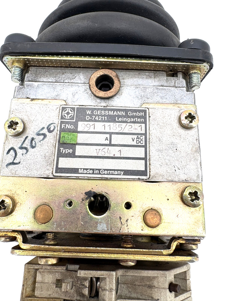 Gessmann V64.1 Single Axis Joystick Controller Spring Returns to Center