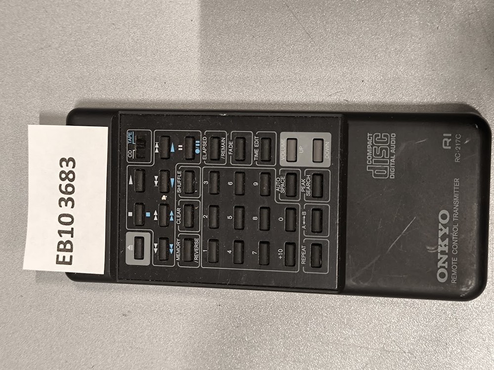 Onkyo RC-217C Remote Control - Used, Working