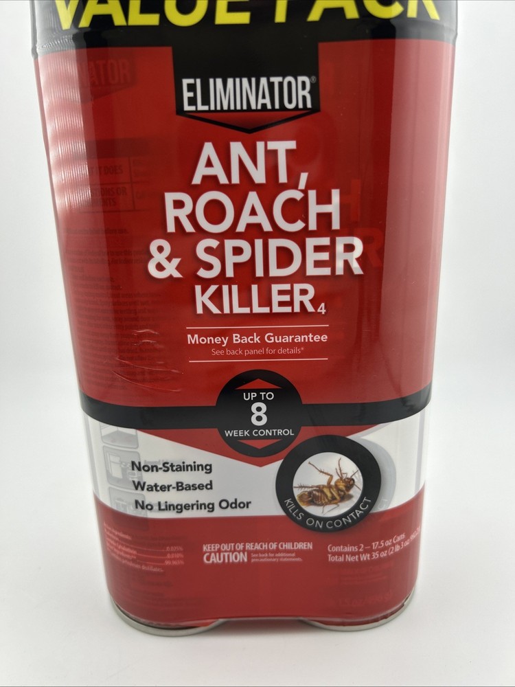 Eliminator Ant Roach and Spider Killer “2 17.5 oz. Cans”
