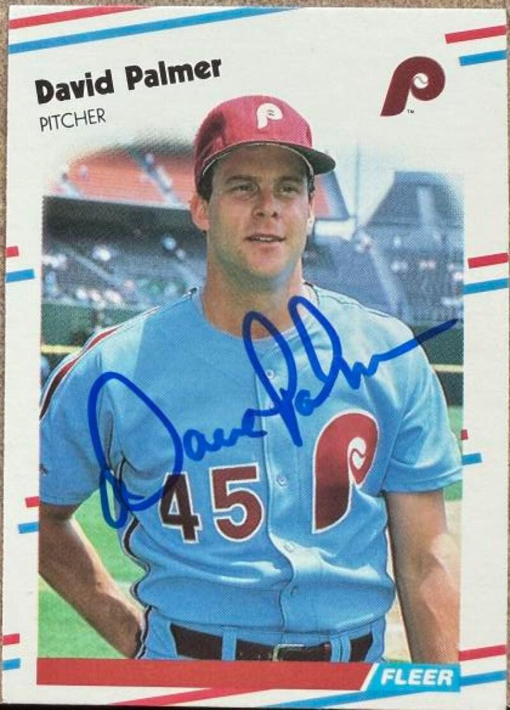 David Palmer Autographed 1988 Fleer Update #U-111