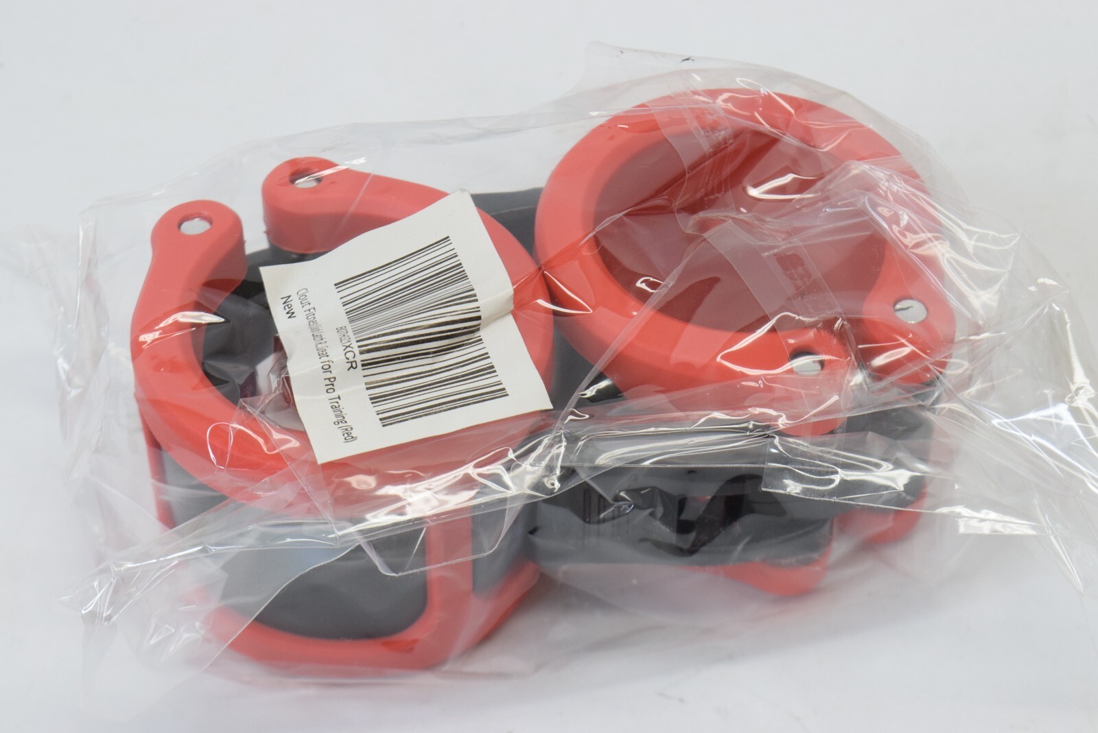 Clout Fitness 2" Locking Barbell Collar Quick Latch Rubber Bar Clamp Red 1 Pair