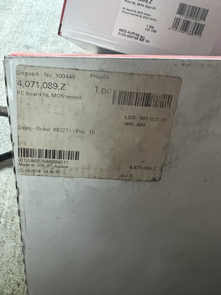 Fronius PC Board. NL.