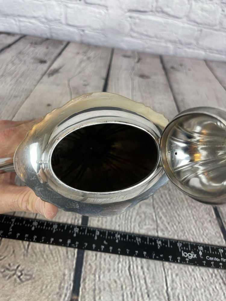 Vintage Gorham Silverplate Coffee Pot 1 5/8 Pint EP 01090 Art Deco