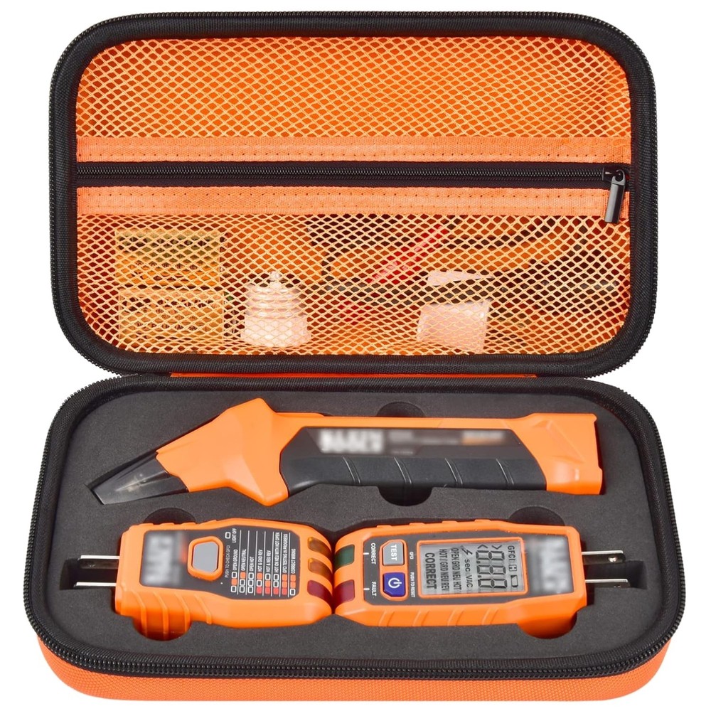 Durable Klein Tools Testers Case: Compact Storage for ET310 & RT250 - Orange