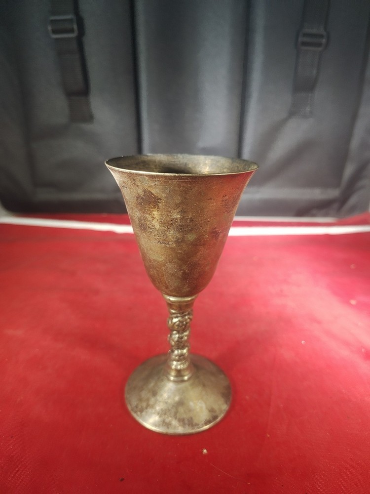 Vintage FB Rogers Silverplate Chalice Goblet Made in Spain Read Description