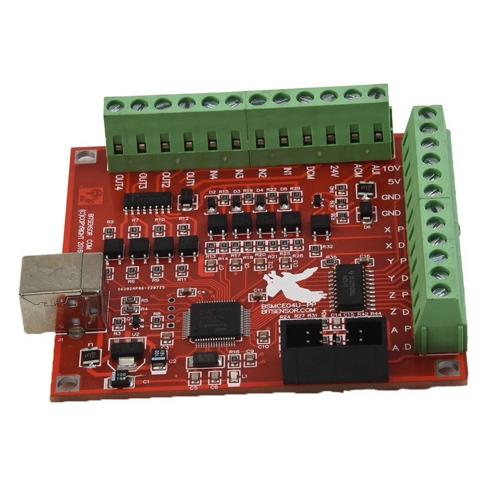 For BREAKOUT Board 4 Interface Driver Motion-Controller CNC USB 100Khz Set
