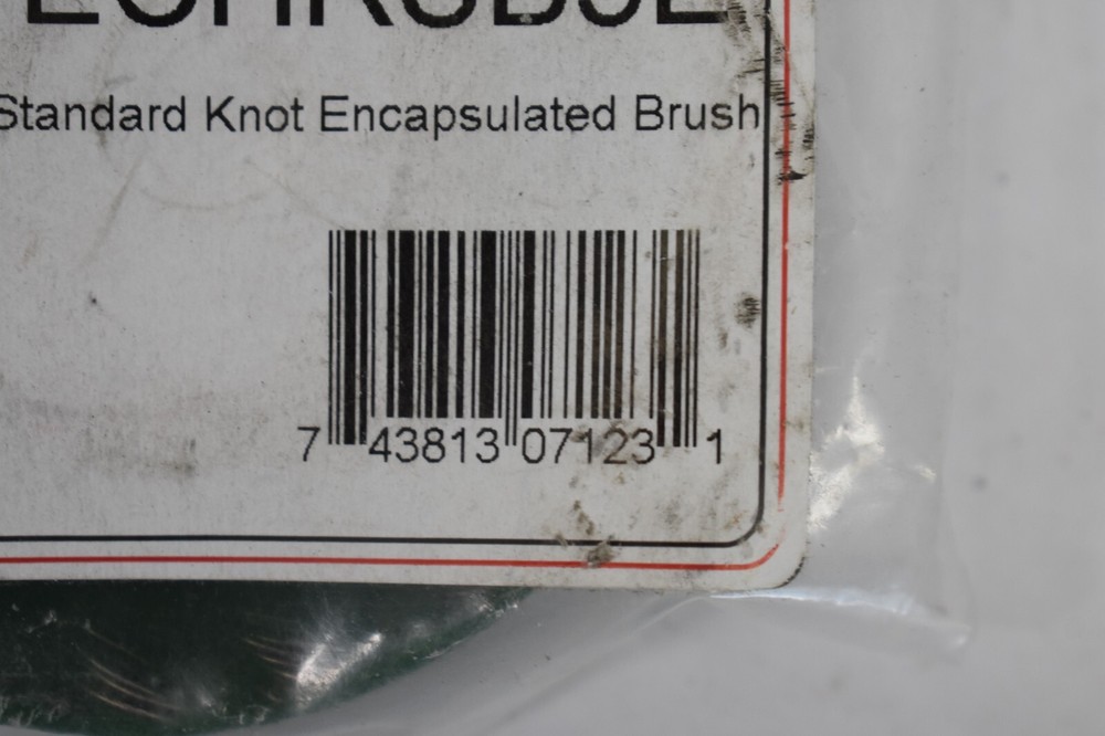 Tech 3" Standard Knot Encapsulated Brush TECHRSB3E Green Quick Removal