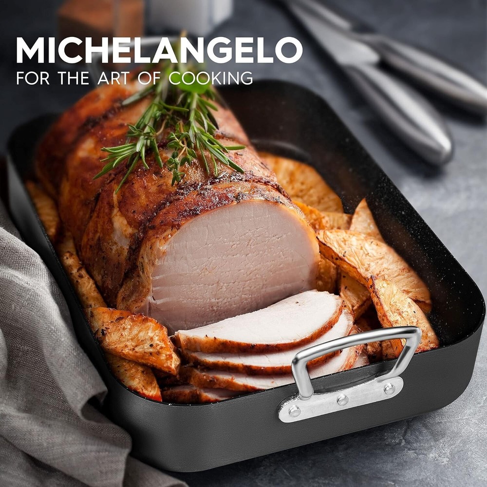 MICHELANGELO Roasting Pan with Rack