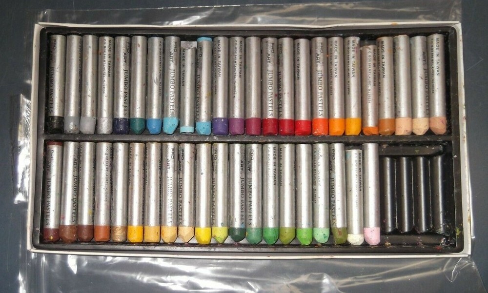PRO ART JUMBO PASTELS 44 COUNT