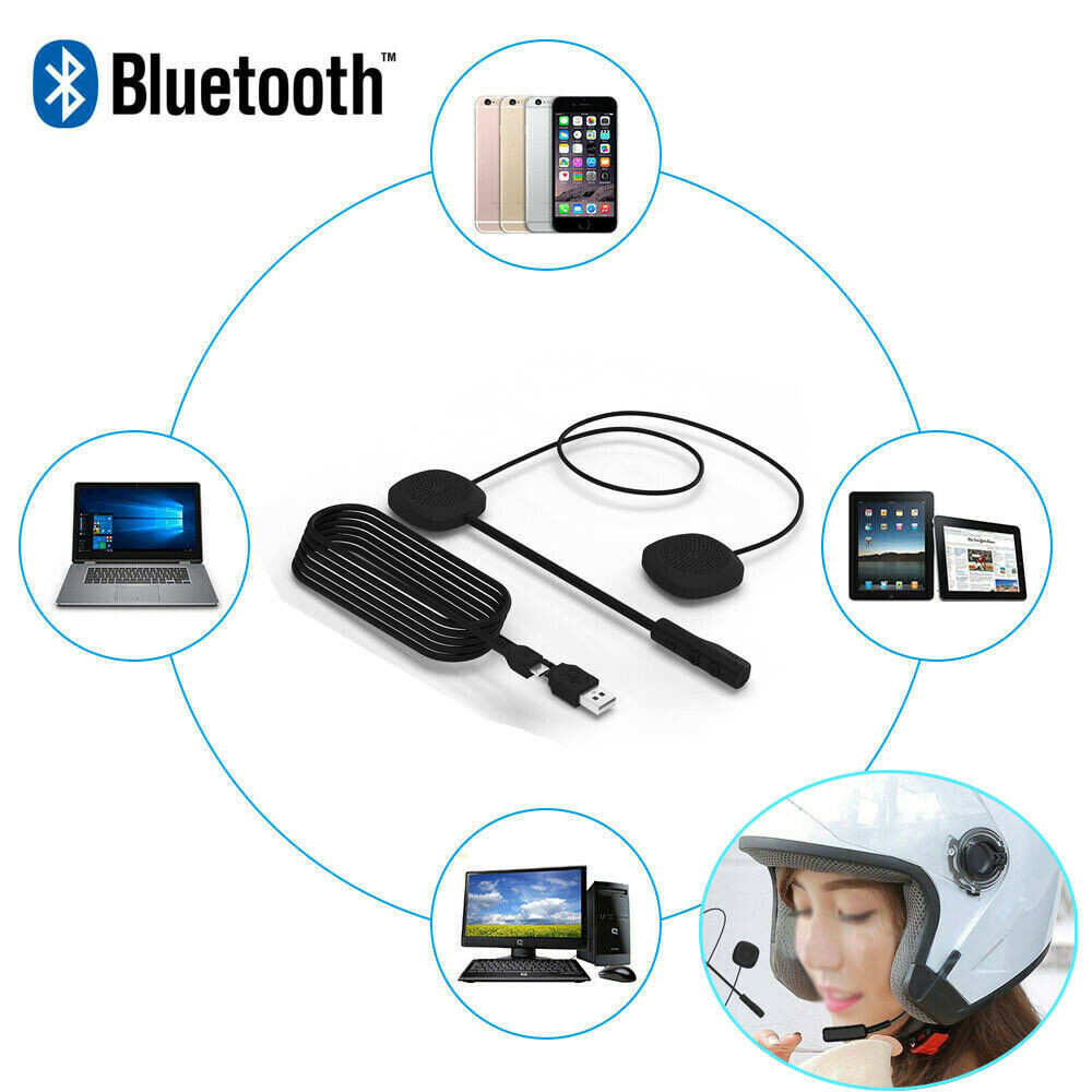 Motorcycle Helmet Bluetooth Wireless Headset Modular Flip Up Full Face/Open Face