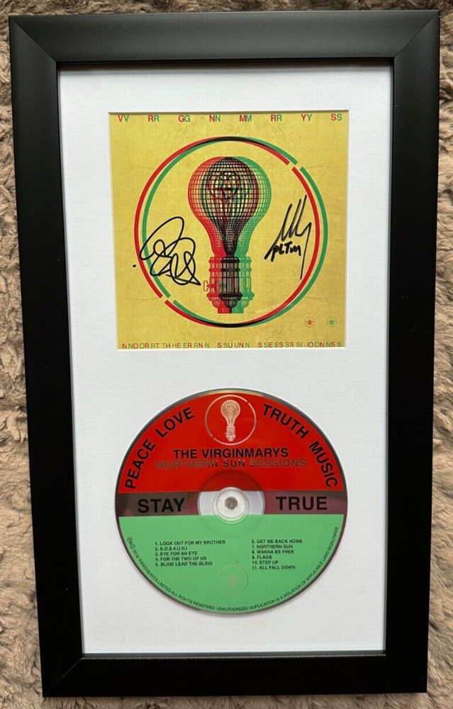 Framed & Autographed The Virginmarys CD