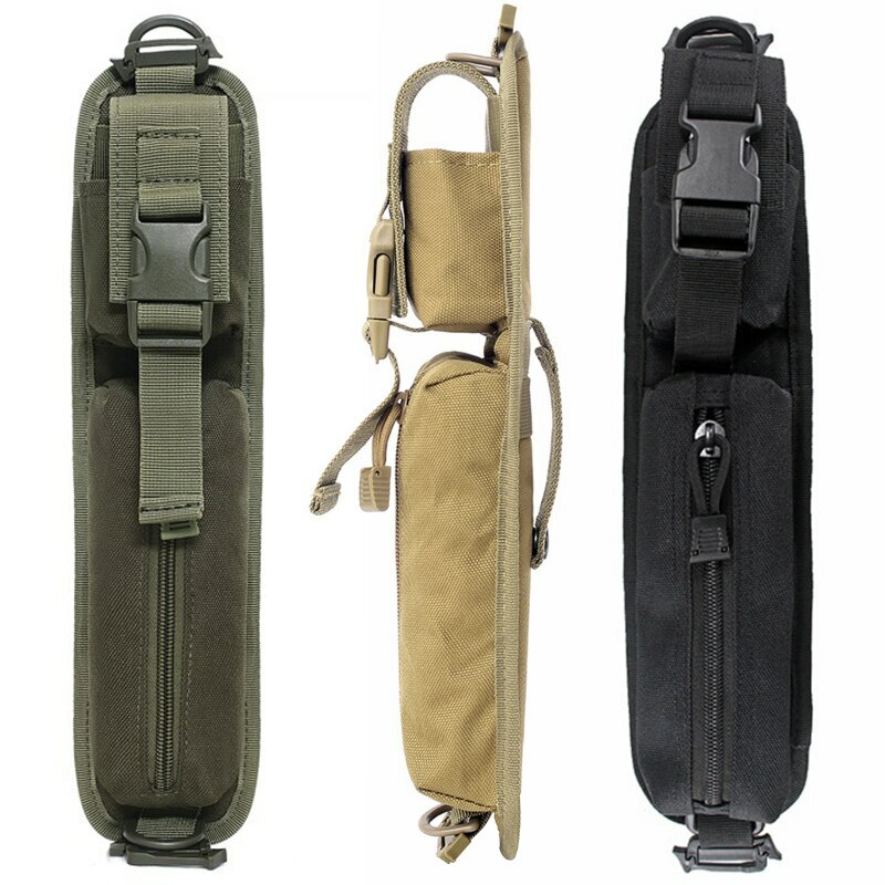 Tactical Molle Pouch Backpack Shoulder Strap Bag EDC Tool Pack Flashlight Pouch