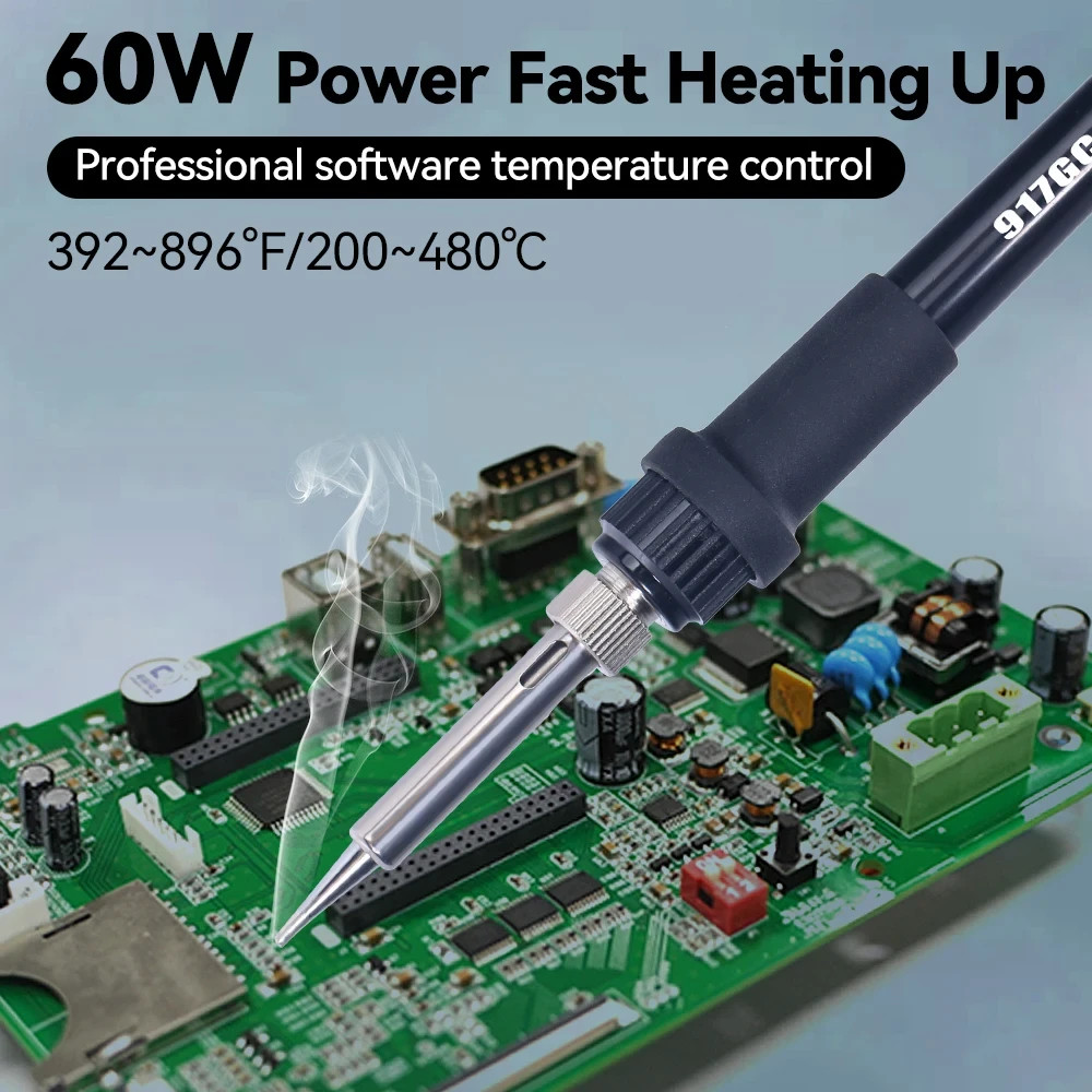 8586D 2in1 Soldering Station Hot Air Gun Heat Rework SMD Welding Tool Iron Kit