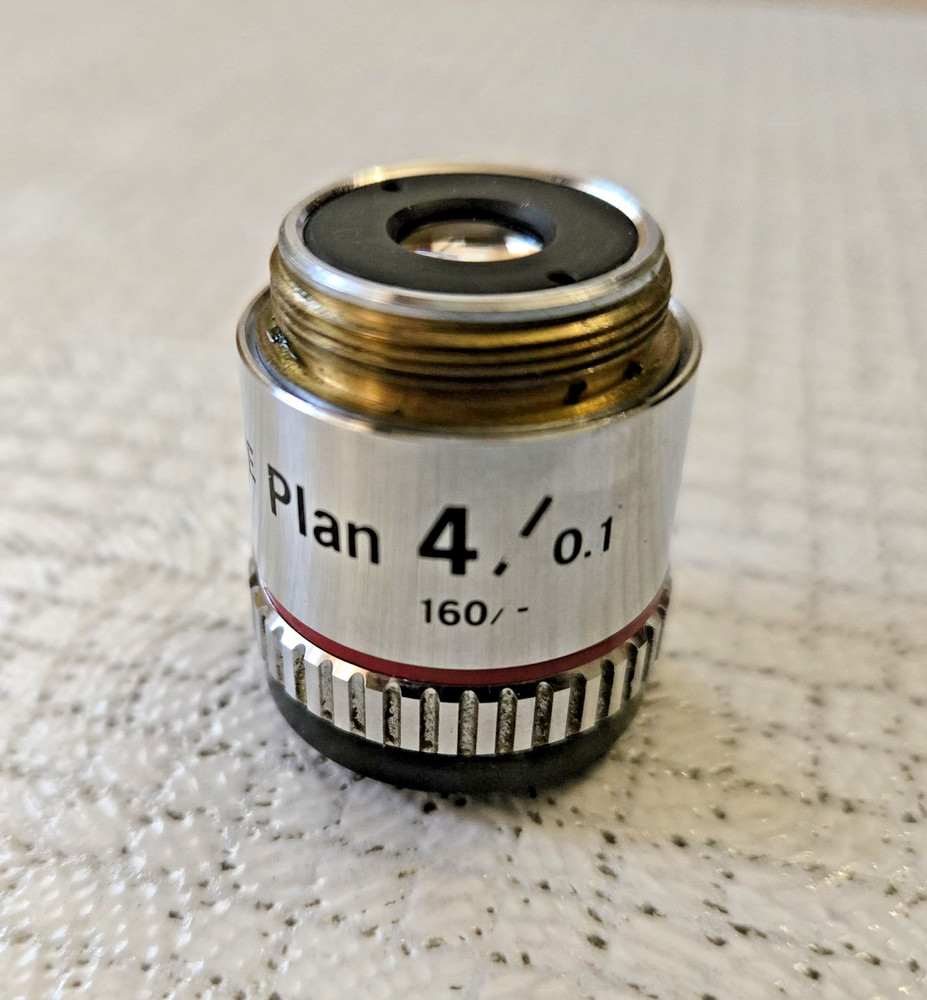 Nikon E Plan 4/0.1 Microscope Objective Lens 160/-