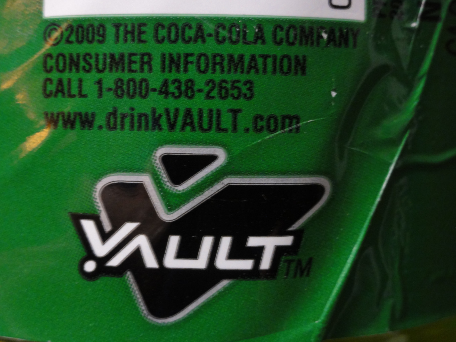 Vault soda 2 liter, unopened, no longer carbinated, Coca Cola