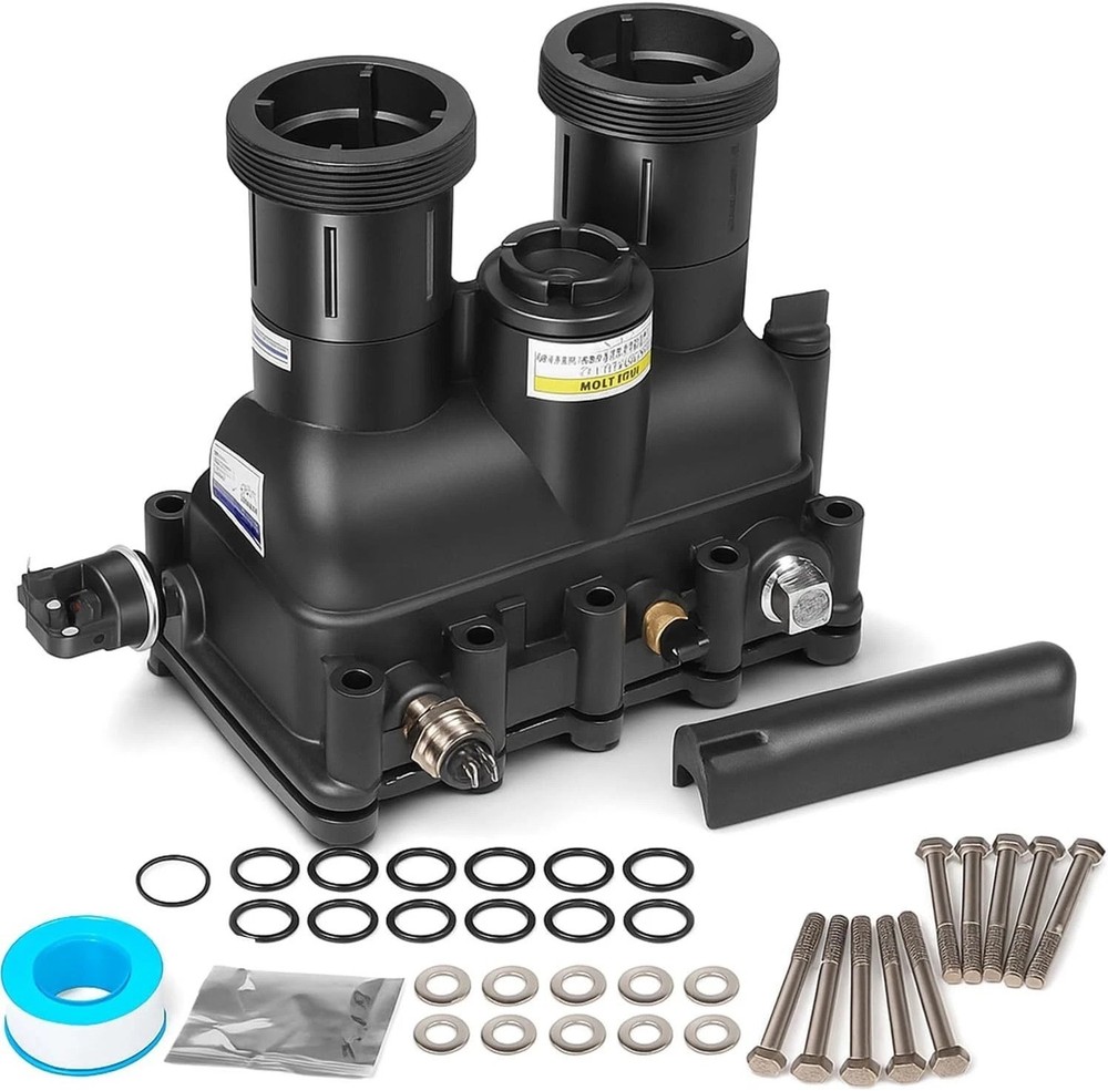 Lightweight Manifold Replacement Kit for Efficient Pool & Spa Heating - 6.14 lbs