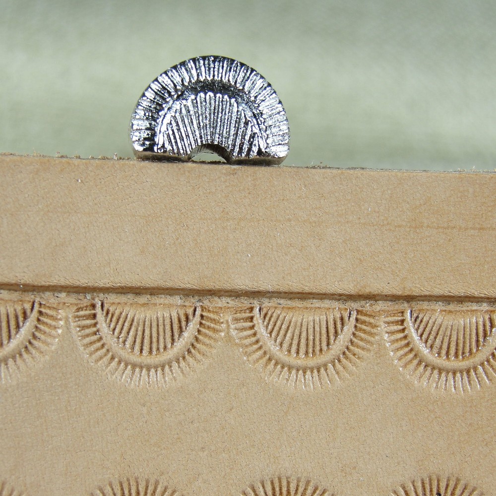 Leather Stamping Tool - #D439 Crescent Border Stamp