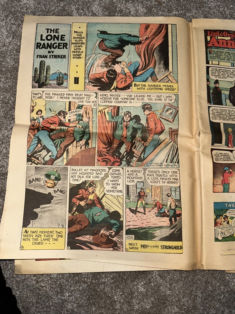1943 star weekly comic section