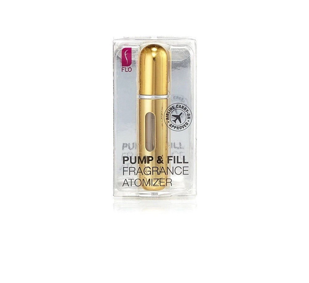 FLO Atomizer- 5ml Pump Fill Spray Gold