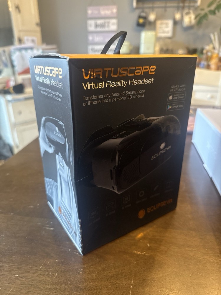 Virtual Reality Headset  Eclipse VR   Works With Apple App Store And Google Play