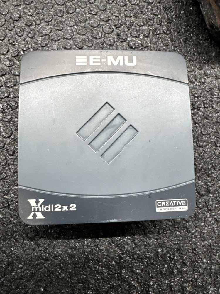 E-MU Emulator X2 VST Software sampler for Windows XP plus usb midi 2x2 interface