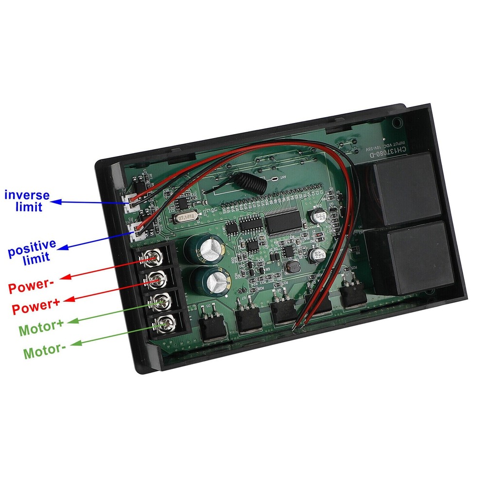Speed Controller 60A PWM DC Motor Timing Reversible Remote Control LCD-Displayy