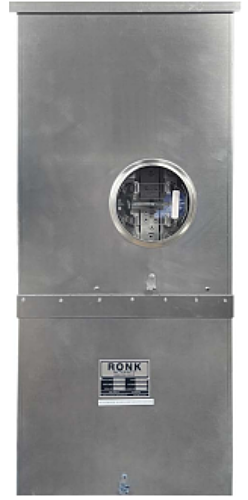 Ronk MSB320LE-UG Meter Base 320/400 Amp Single Phase Lever Bypass + Breakers