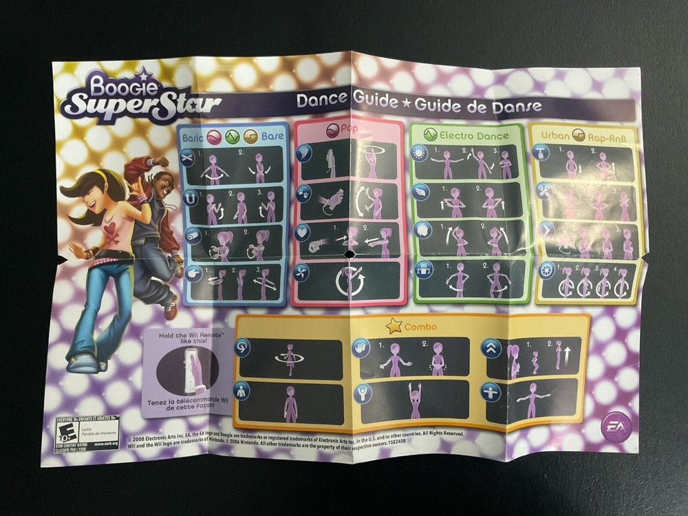 Boogie SuperStar Nintendo Wii Insert Poster Only