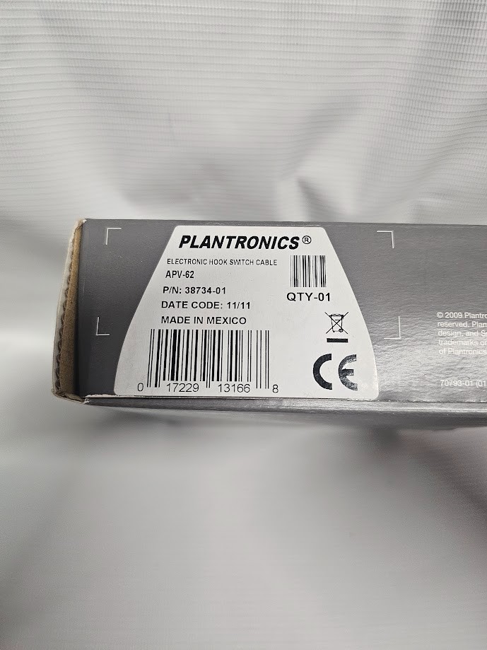 Plantronics APV-62 EHS Adapter (Avaya) 38734-01 Electronic Hook Switch Cable