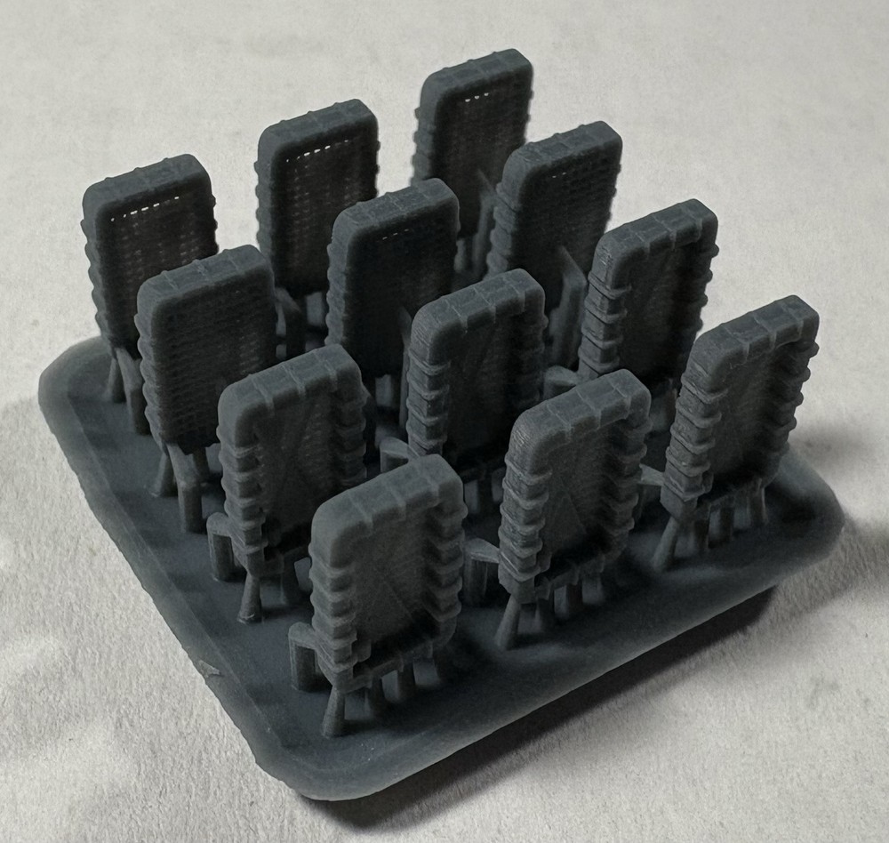1/350 US Navy Balsa Float Rafts x 12 3D Printed