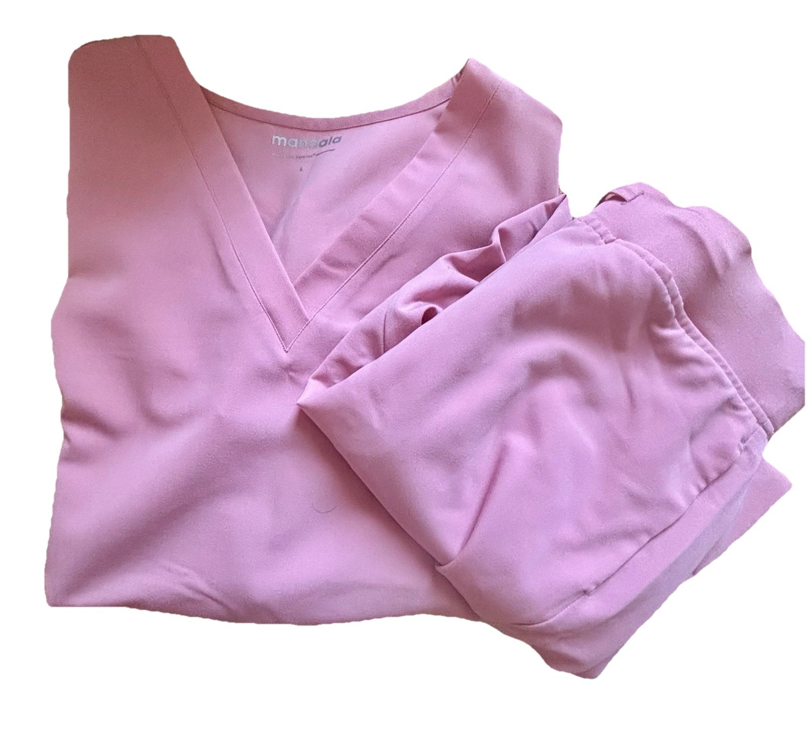 Mandala Scrubs Pink Set, Large Top, Medium Bottoms, Brand New Never Worn