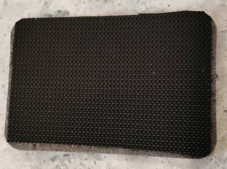US Marines Laser Engraved Morale Patch Hook & Loop 3x2 Black Leatherette