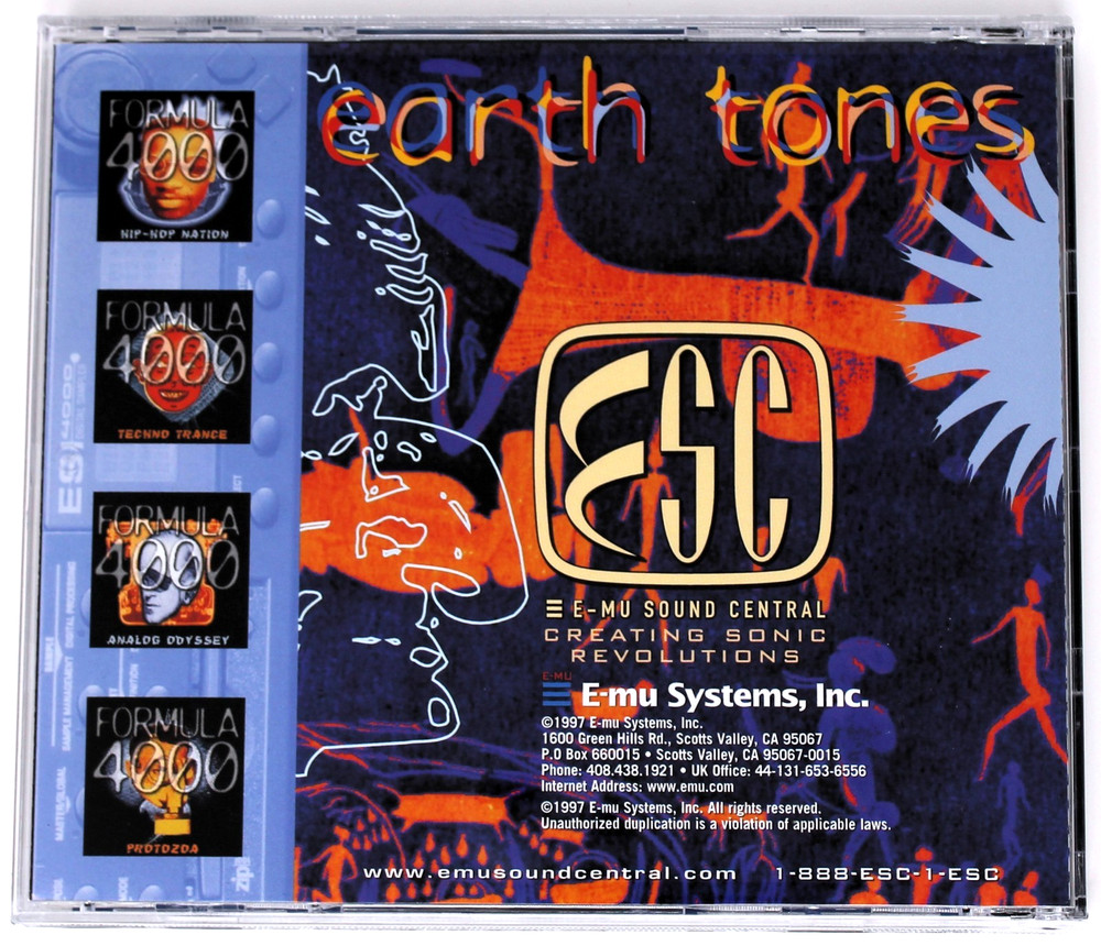 E-MU Systems Formula 4000 Earth Tones E-Mu Format Sound Library/Sampling CD
