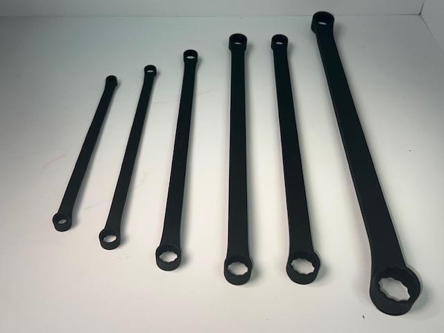 NEW Facom 6pc Set 15° Offset LONG-REACH Thin Wall Box End Metric Wrenches