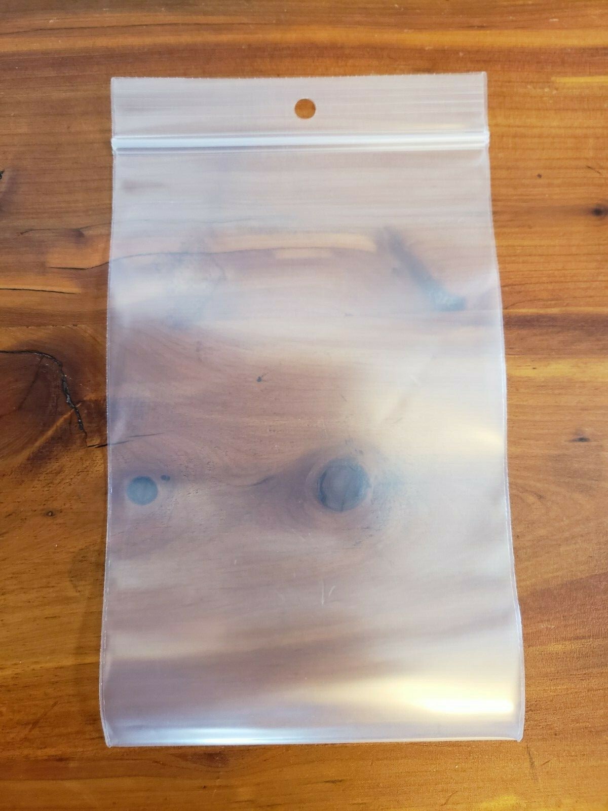 Clear 4mil Hanghole Plastic Zip Seal Bags Hang Hole Reclosable Top Lock Baggies