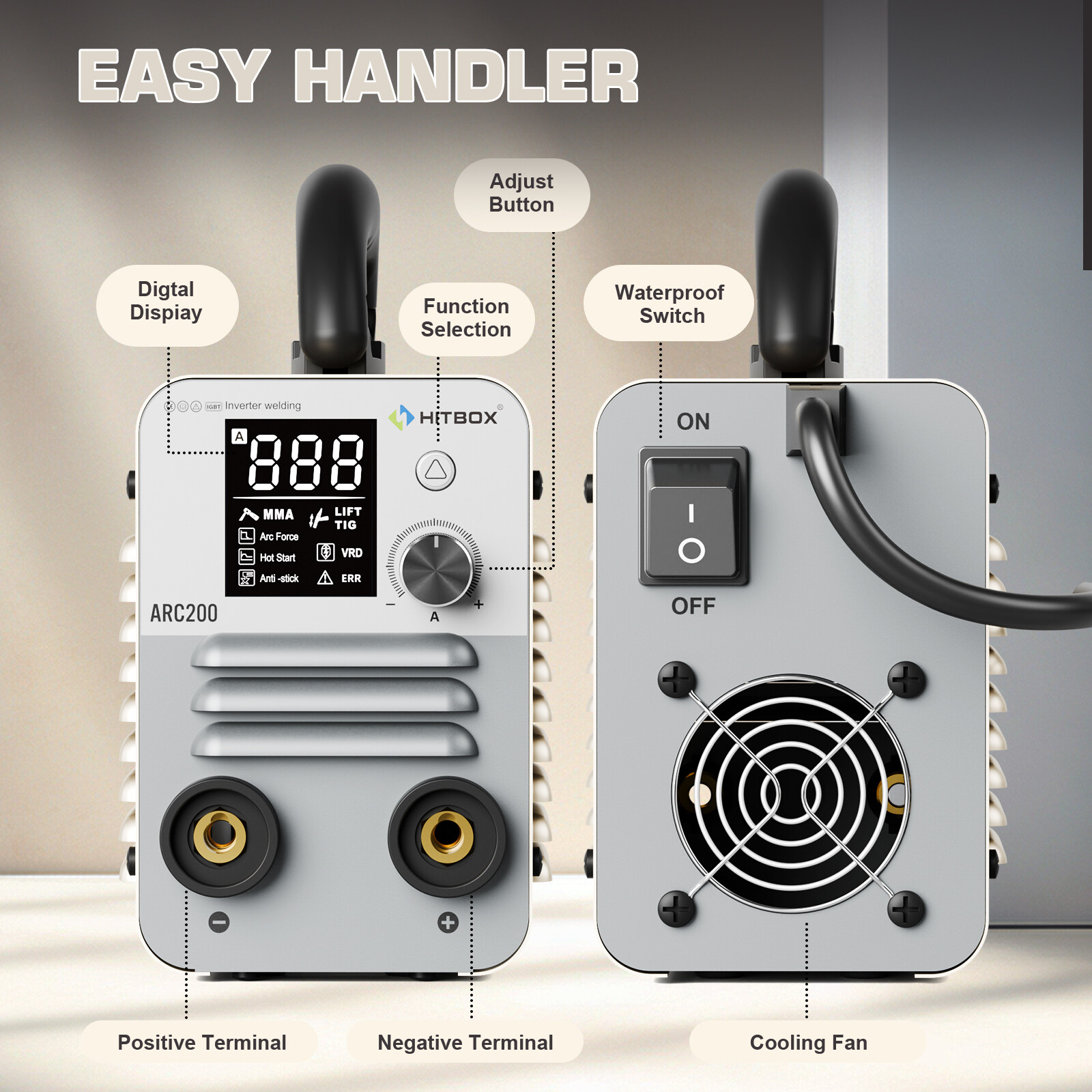 USA ARC MMA /TIG Welder 110V/220V 140A DC Inverter ARC Rod Stick Welding Machine