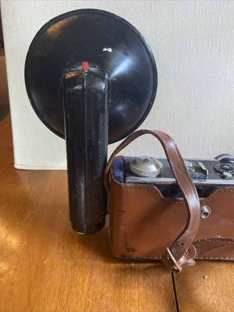 Vintage Argus Autronic 35mm Rangefinder Camera with Flash Unit - Untested