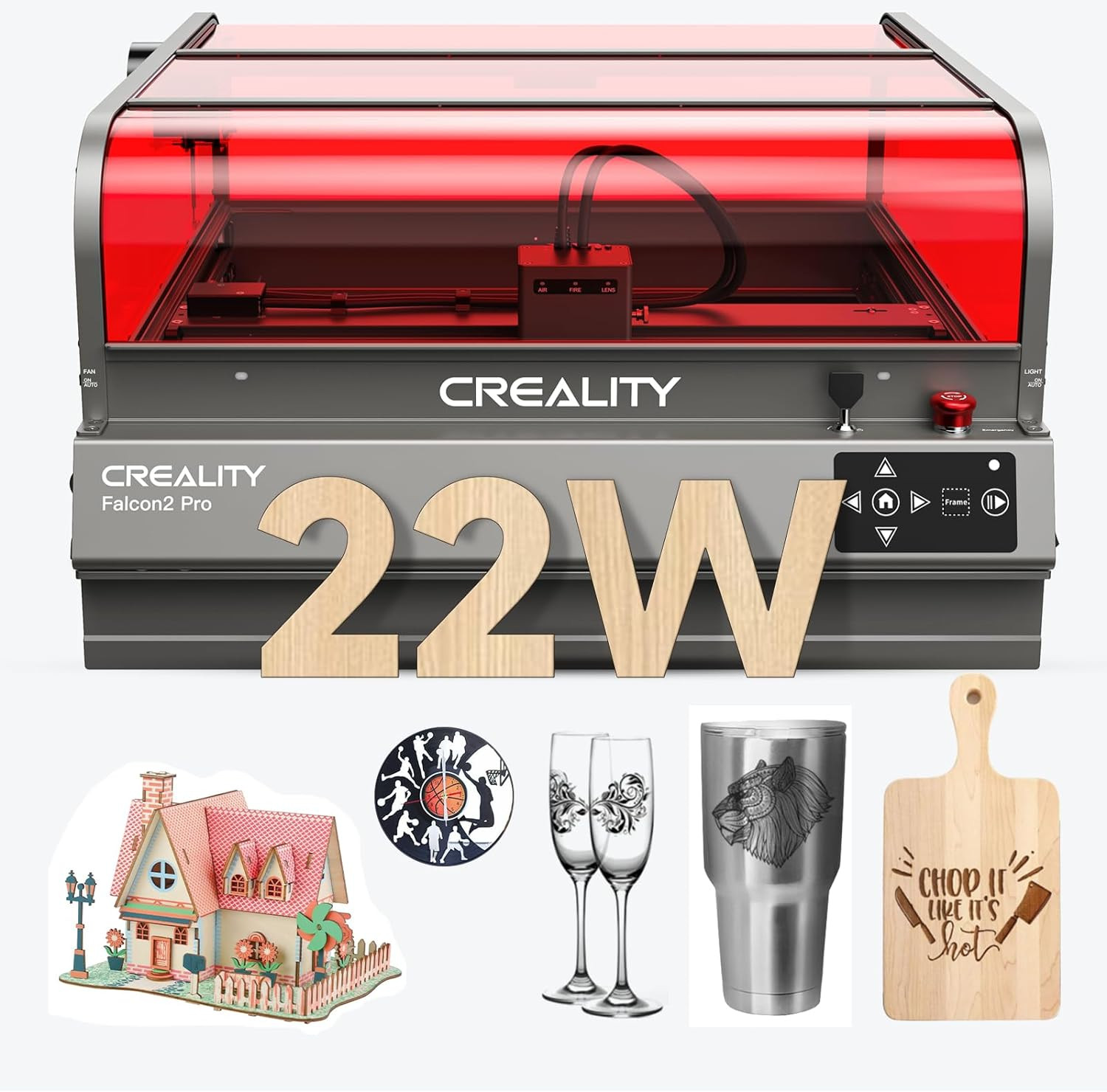 [Open Box]Creality Falcon2 Pro 22W Laser Engraver All-in-One Kits