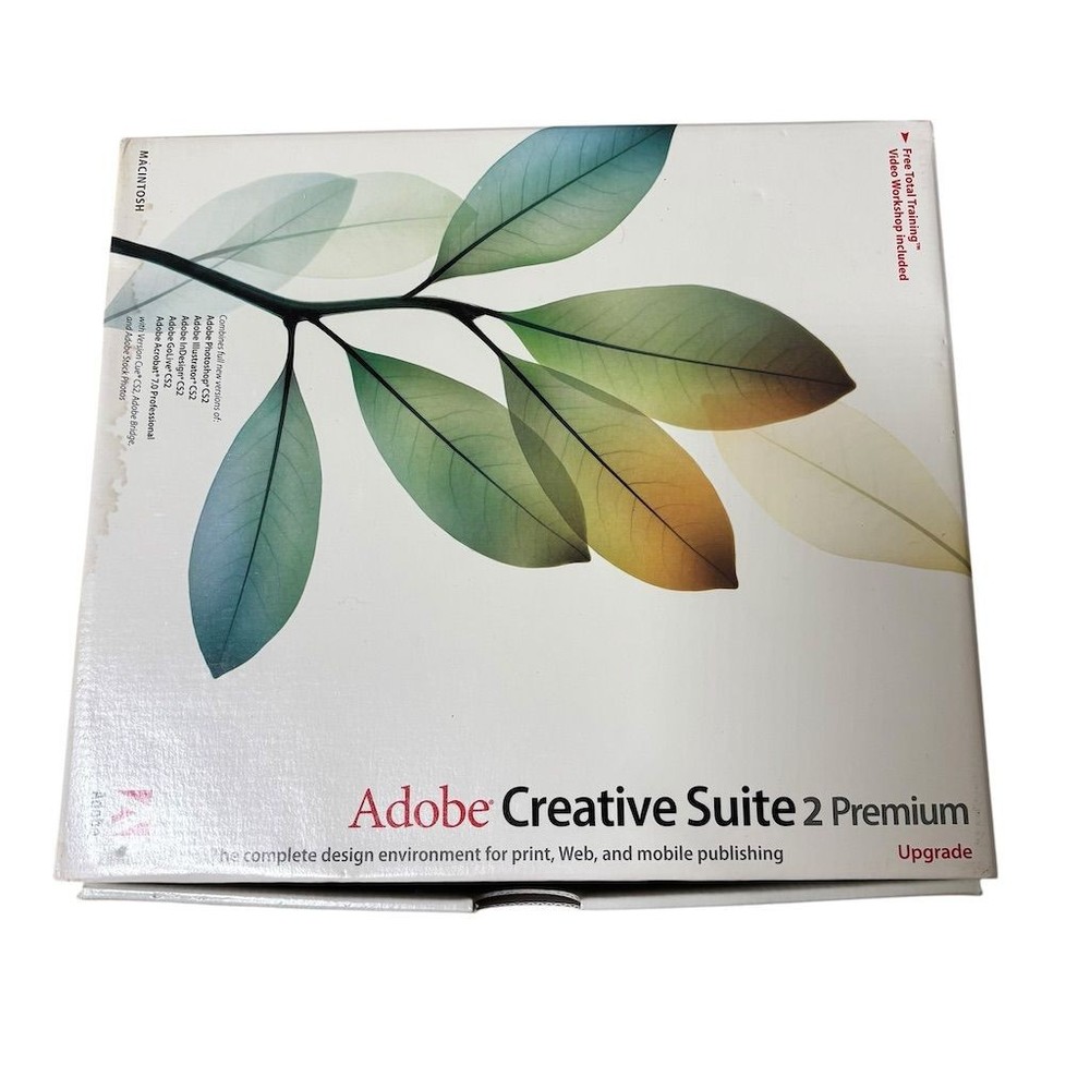 Adobe Creative Suite 2 Premium Upgrade Software CD for Windows/Mac